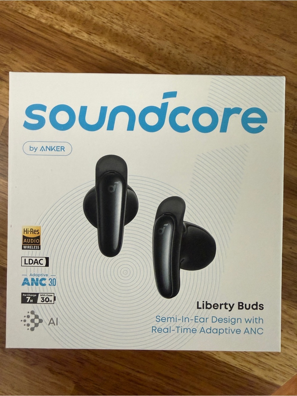 Anker Soundcore Liberty Buds True Wireless Earbuds — Black